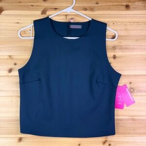 NEW Commando Tank Top Womens Large Green Neoprene CEO Signature Shell Sleeveless